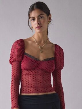 Kimchi blue in the dark sheer top